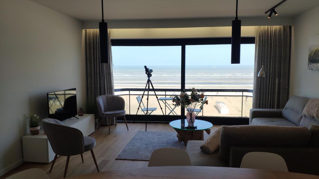 Zeezicht Vanop Het 6 De Verdiep Oostduinkerke Kültér fotó